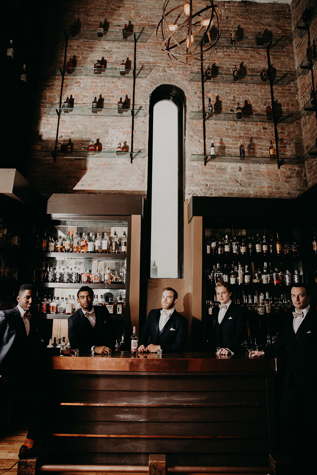 Groomsmen in The Tasting Room at The Bell Tower