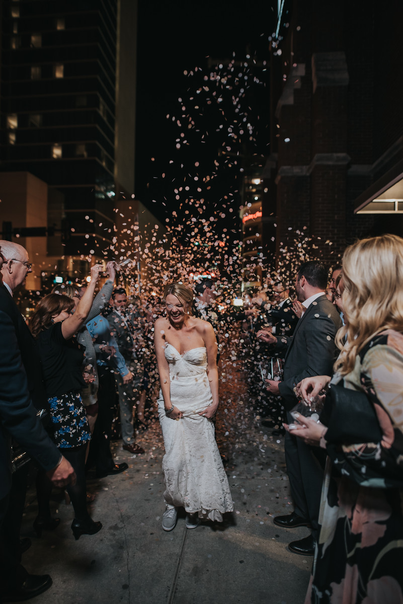 Confetti Wedding Exit