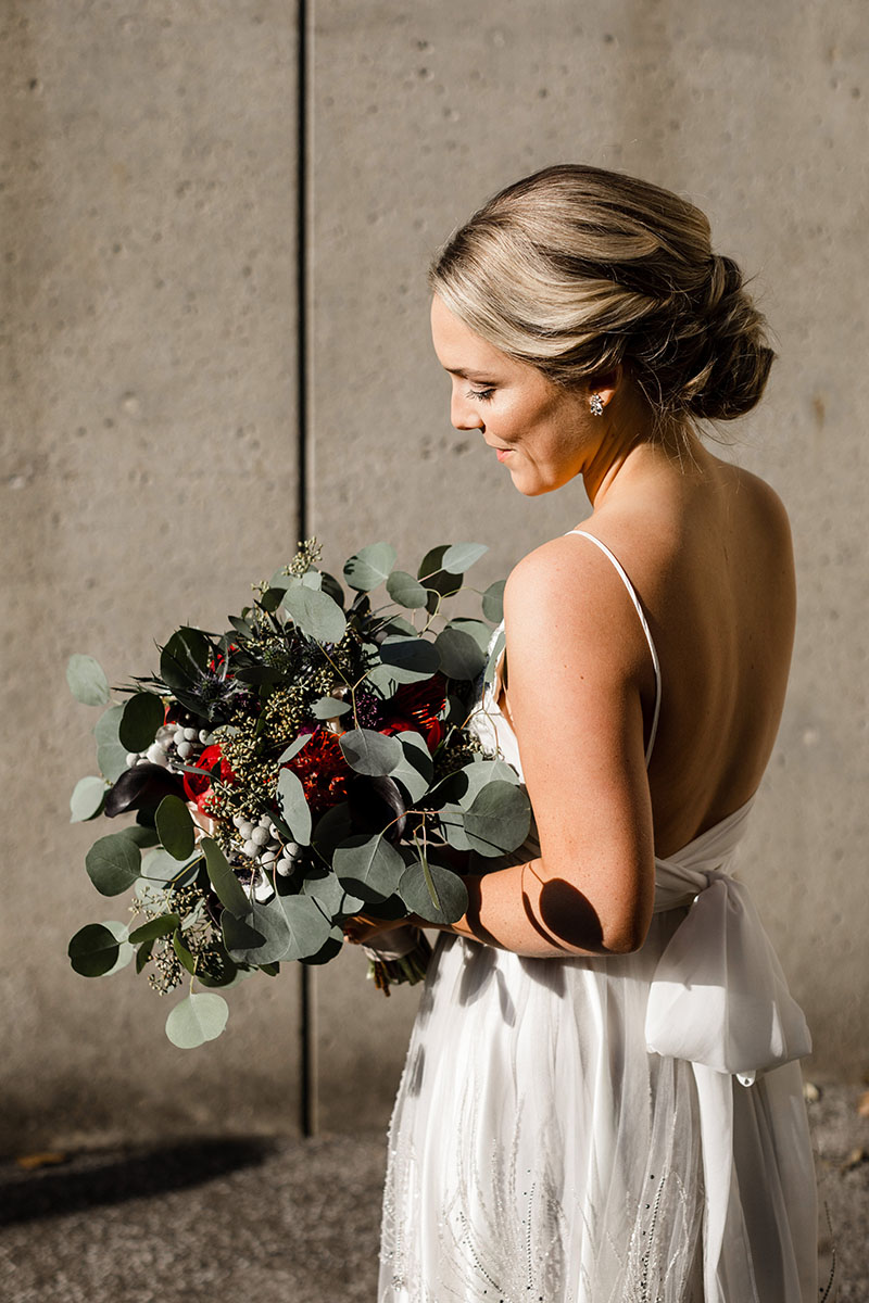 Morgan's Neutral Rustic Bridal Bouquet