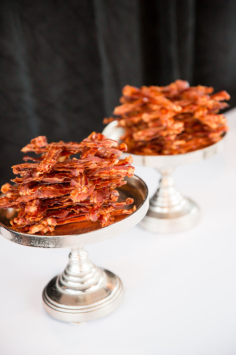 Candied bacon platter