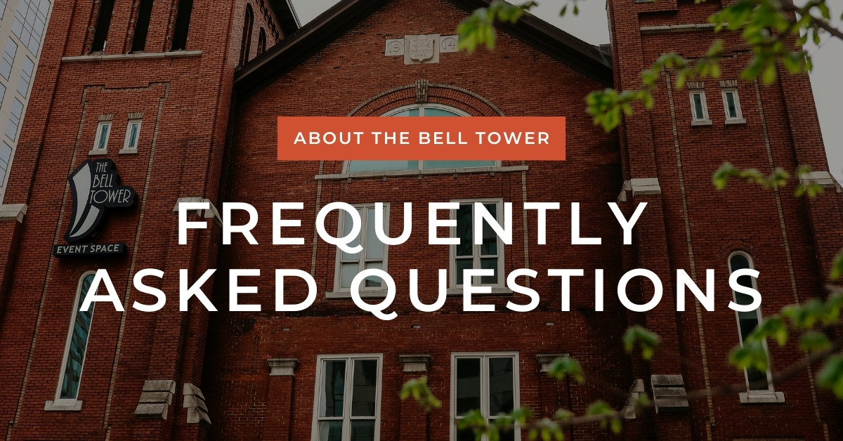 About the Bell Tower frequently asked venue questions